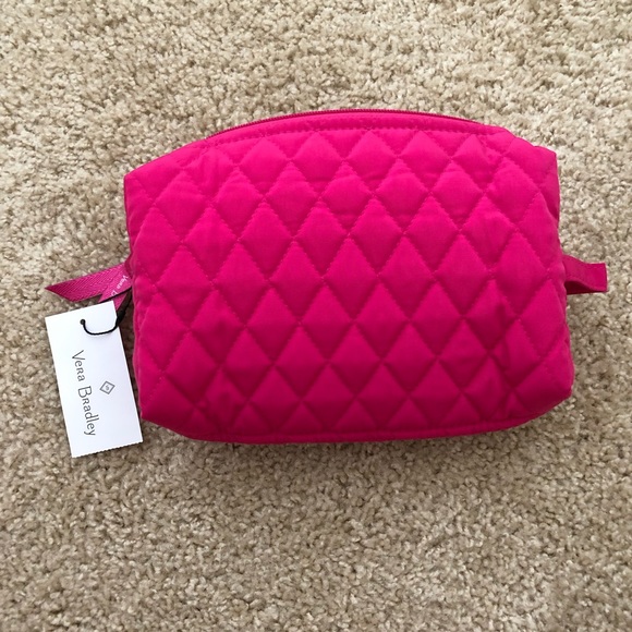 FINAL PRICE Vera Bradley Medium Cosmetic Fuchsia - Picture 2 of 3